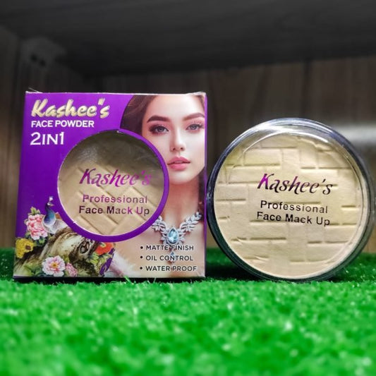 2 In 1 Kashee’s Face Powder | Waterproof & Oil Control | Best Face Powder For Your Skin - velvetglow