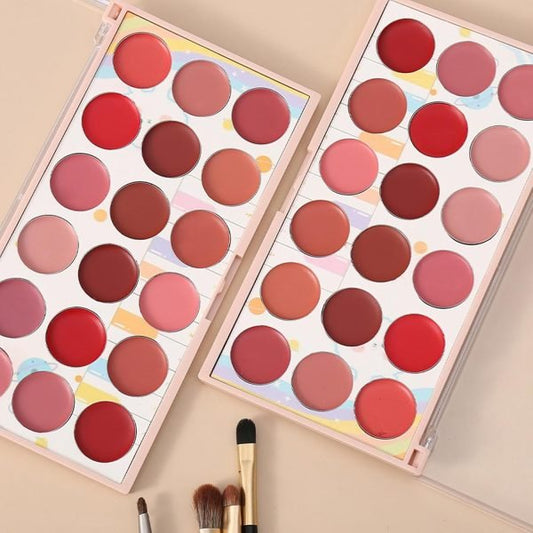 Moccallure Professional 18 - colors Lipstick Kit – Long - lasting, Hydrating & Compact | Unisex Makeup Set - velvetglow